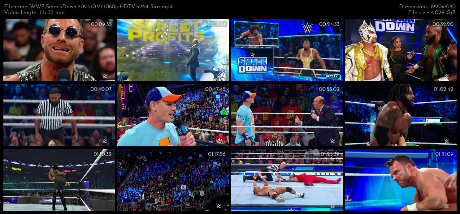 WWE SmackDown 2023 10 27 1080p HDTV h264 Star TGx