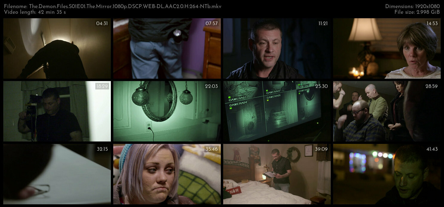 The Demon Files S01E01 The Mirror 1080p DSCP WEB DL AAC2 0 H 264 NTb TGx