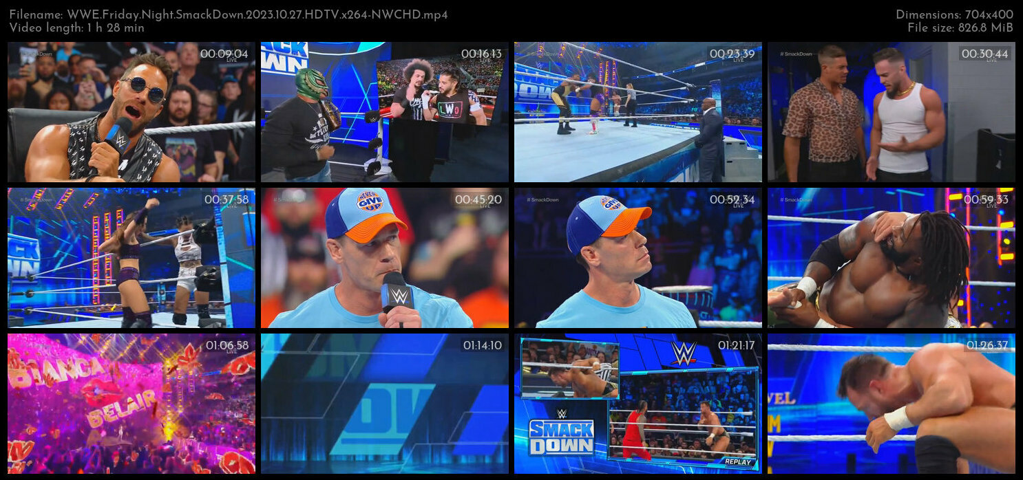 WWE Friday Night SmackDown 2023 10 27 HDTV x264 NWCHD TGx