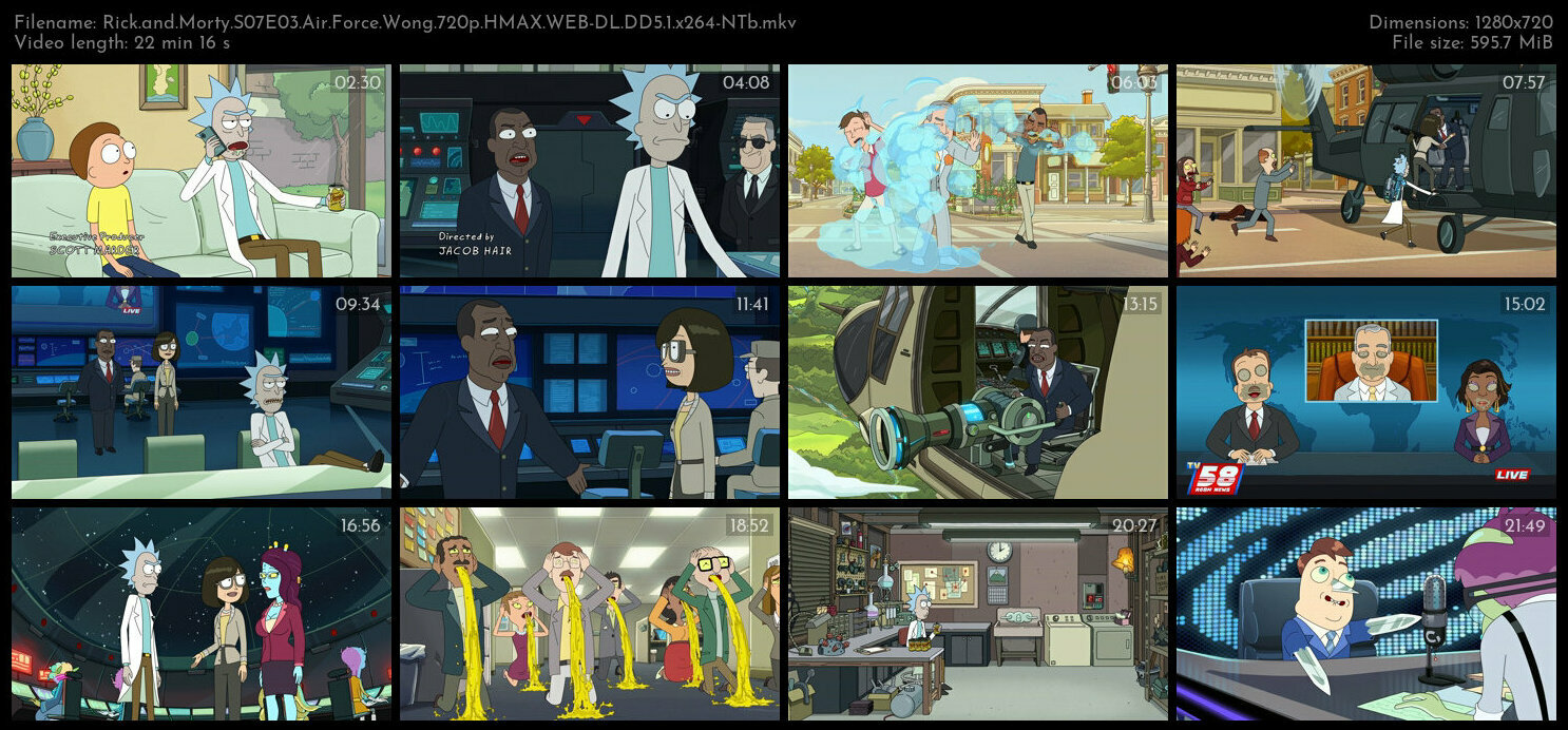 Rick and Morty S07E03 Air Force Wong 720p HMAX WEB DL DD5 1 x264 NTb TGx