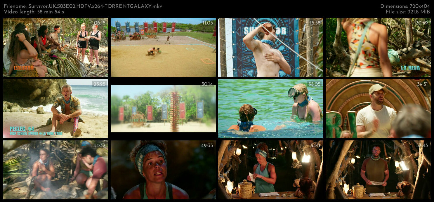 Survivor UK S03E02 HDTV x264 TORRENTGALAXY