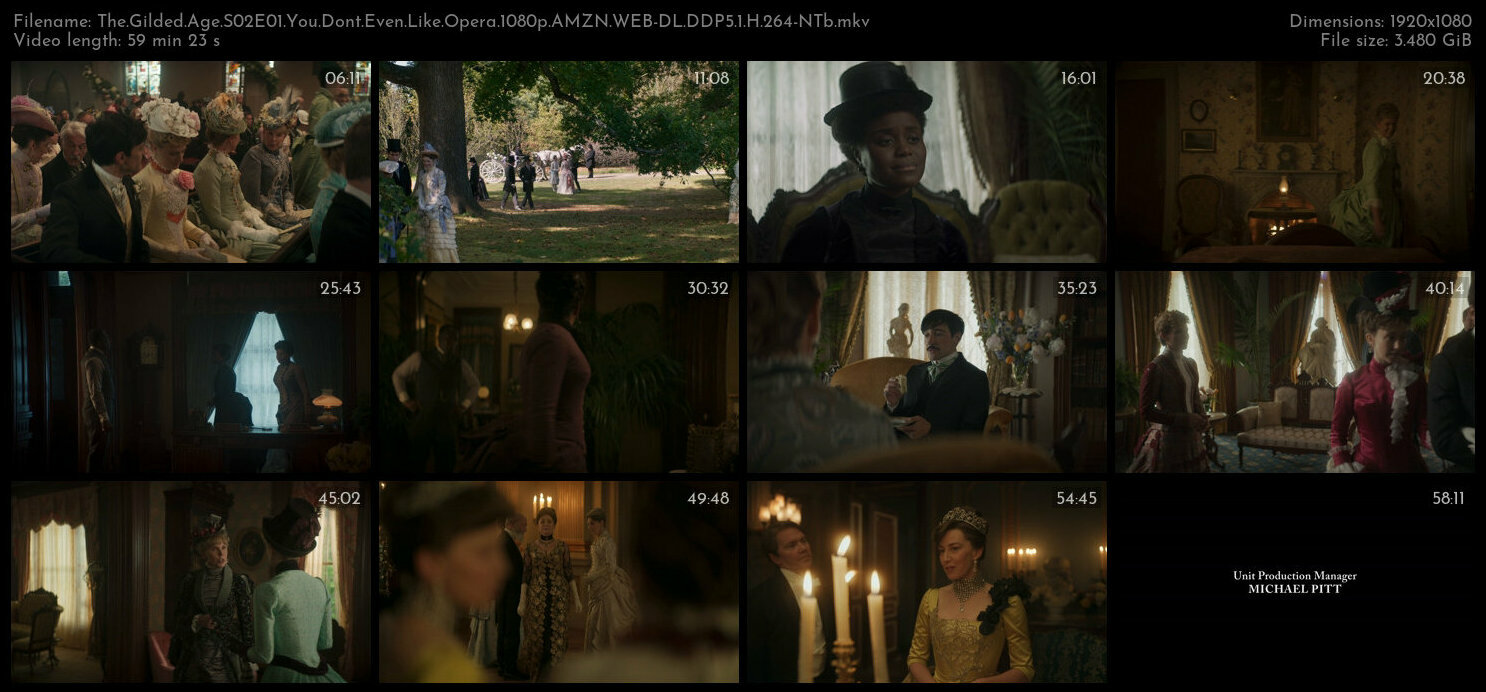 The Gilded Age S02E01 You Dont Even Like Opera 1080p AMZN WEB DL DDP5 1 H 264 NTb TGx