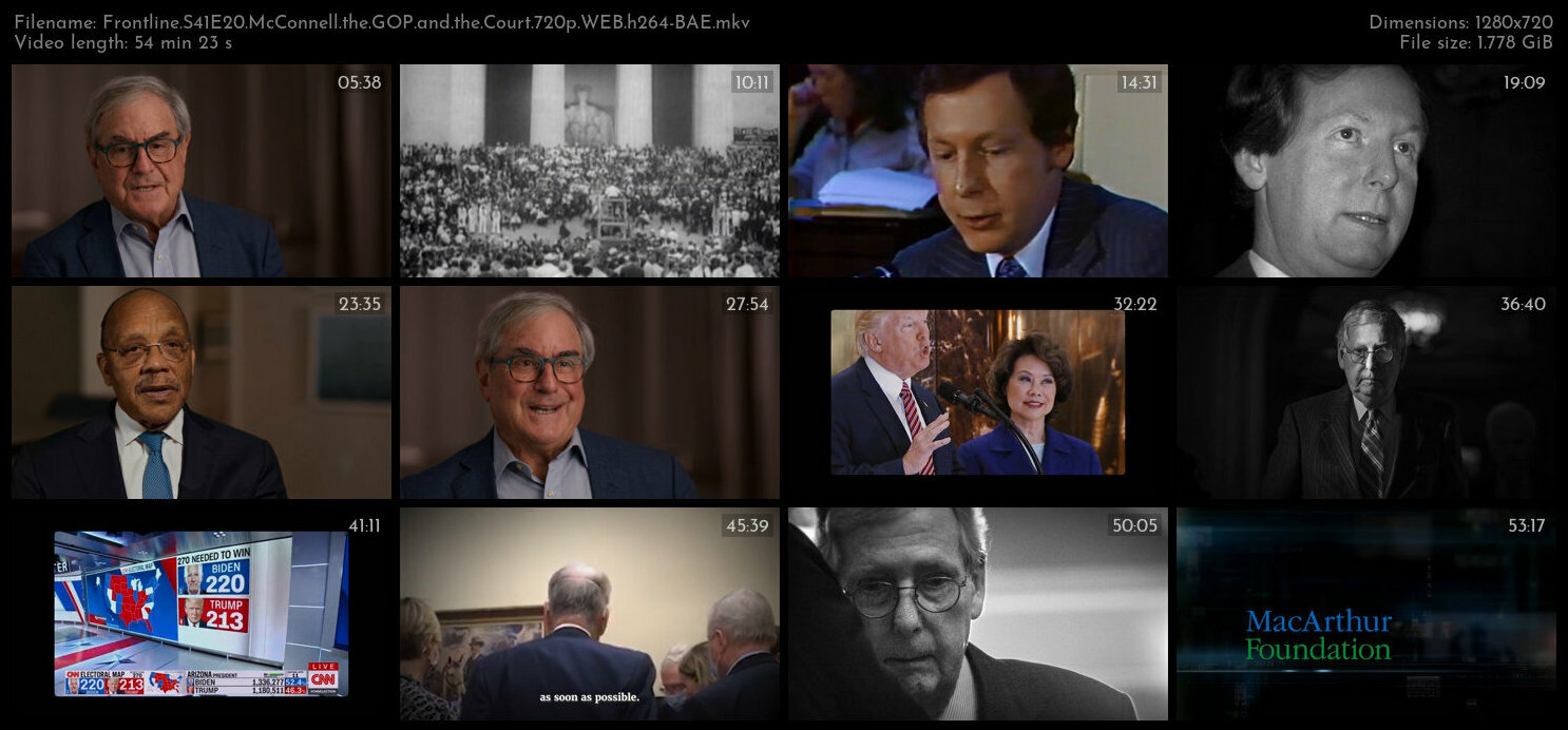 Frontline S41E20 McConnell the GOP and the Court 720p WEB h264 BAE TGx