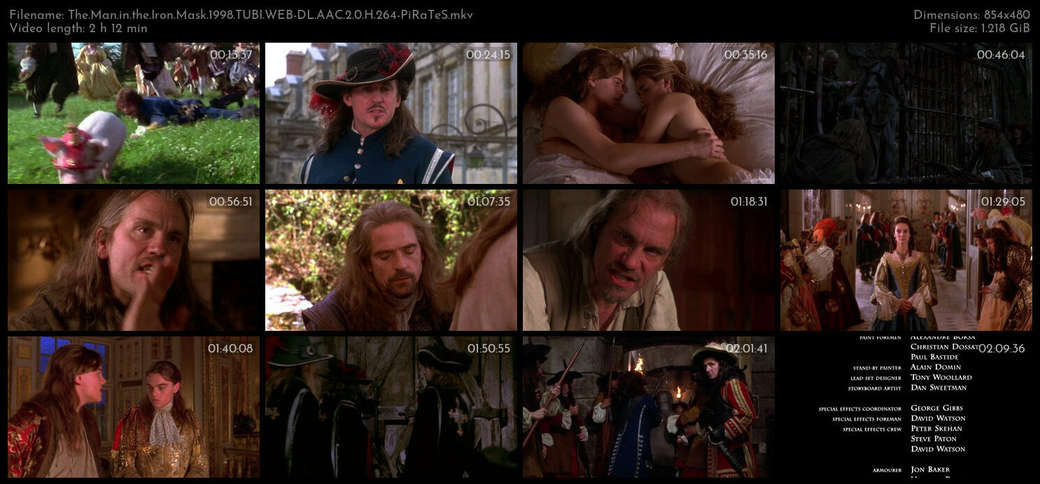 The Man in the Iron Mask 1998 TUBI WEB DL AAC 2 0 H 264 PiRaTeS TGx