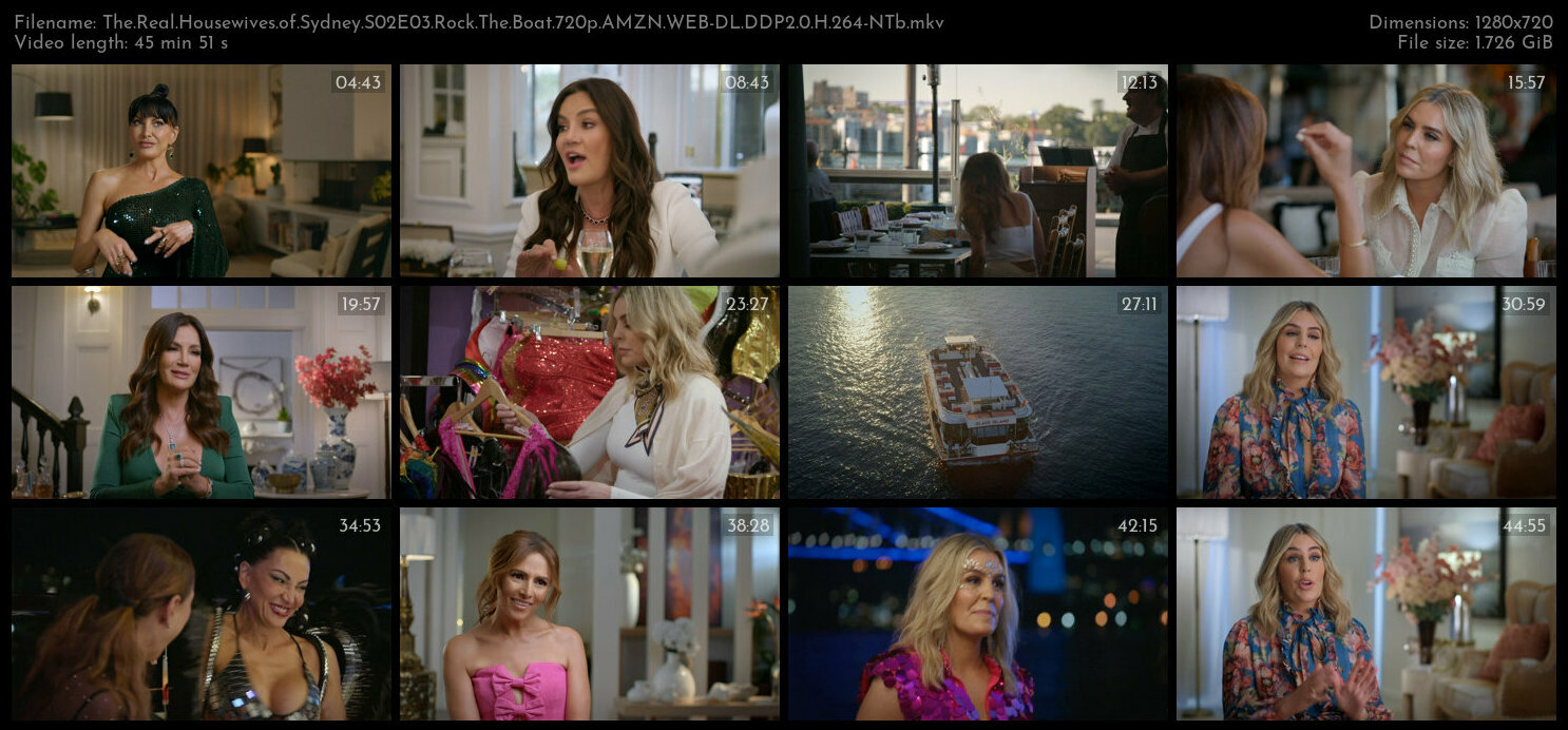 The Real Housewives of Sydney S02E03 Rock The Boat 720p AMZN WEB DL DDP2 0 H 264 NTb TGx