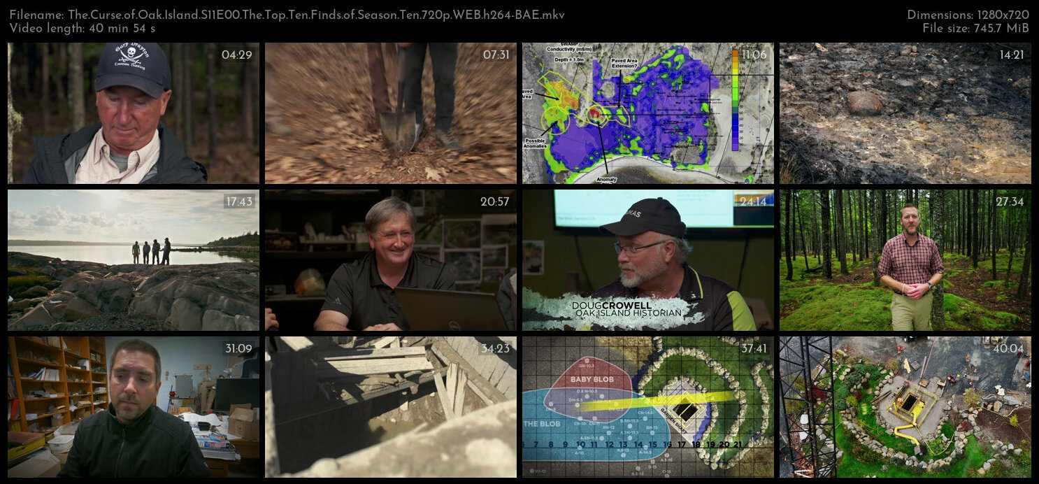 The Curse of Oak Island S11E00 The Top Ten Finds of Season Ten 720p WEB h264 BAE TGx