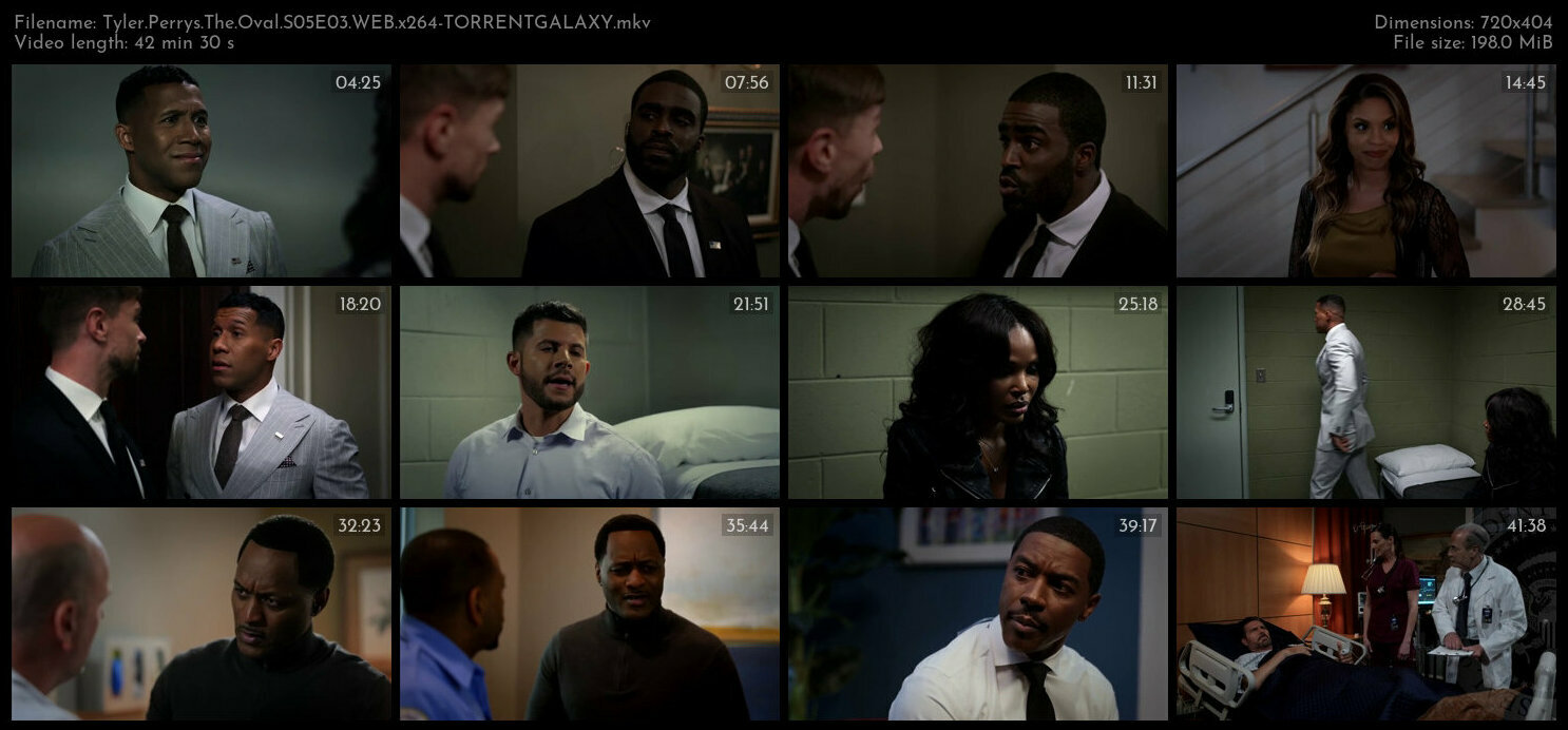 Tyler Perrys The Oval S05E03 WEB x264 TORRENTGALAXY