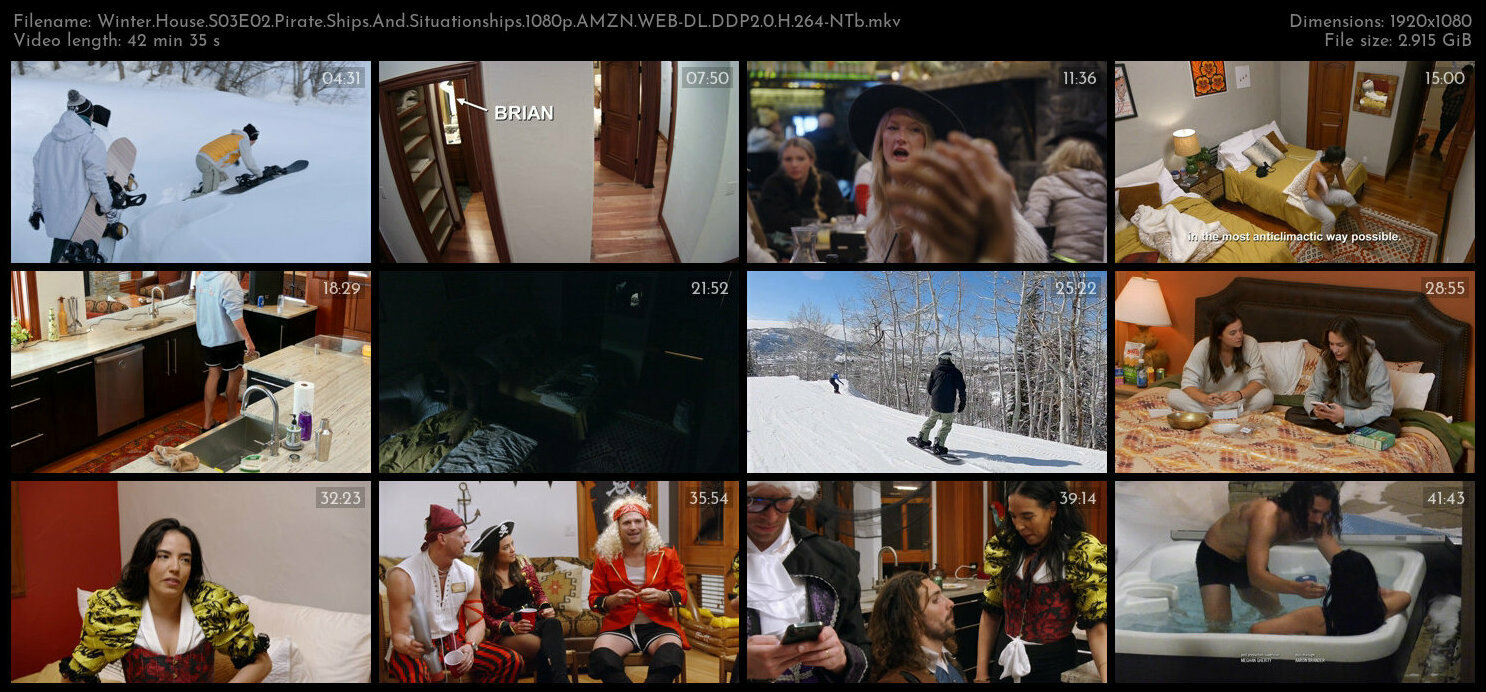 Winter House S03E02 Pirate Ships And Situationships 1080p AMZN WEB DL DDP2 0 H 264 NTb TGx