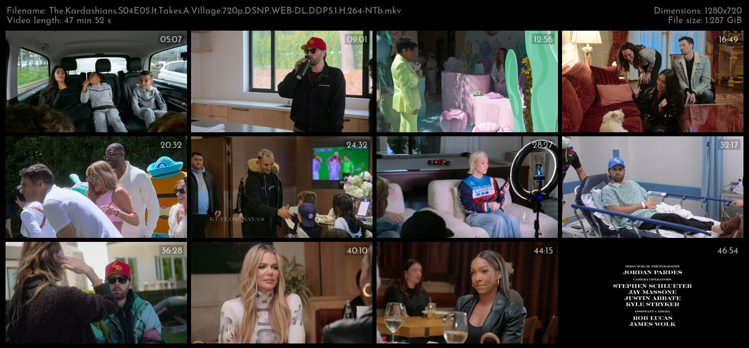 The Kardashians S04E05 It Takes A Village 720p DSNP WEB DL DDP5 1 H 264 NTb TGx