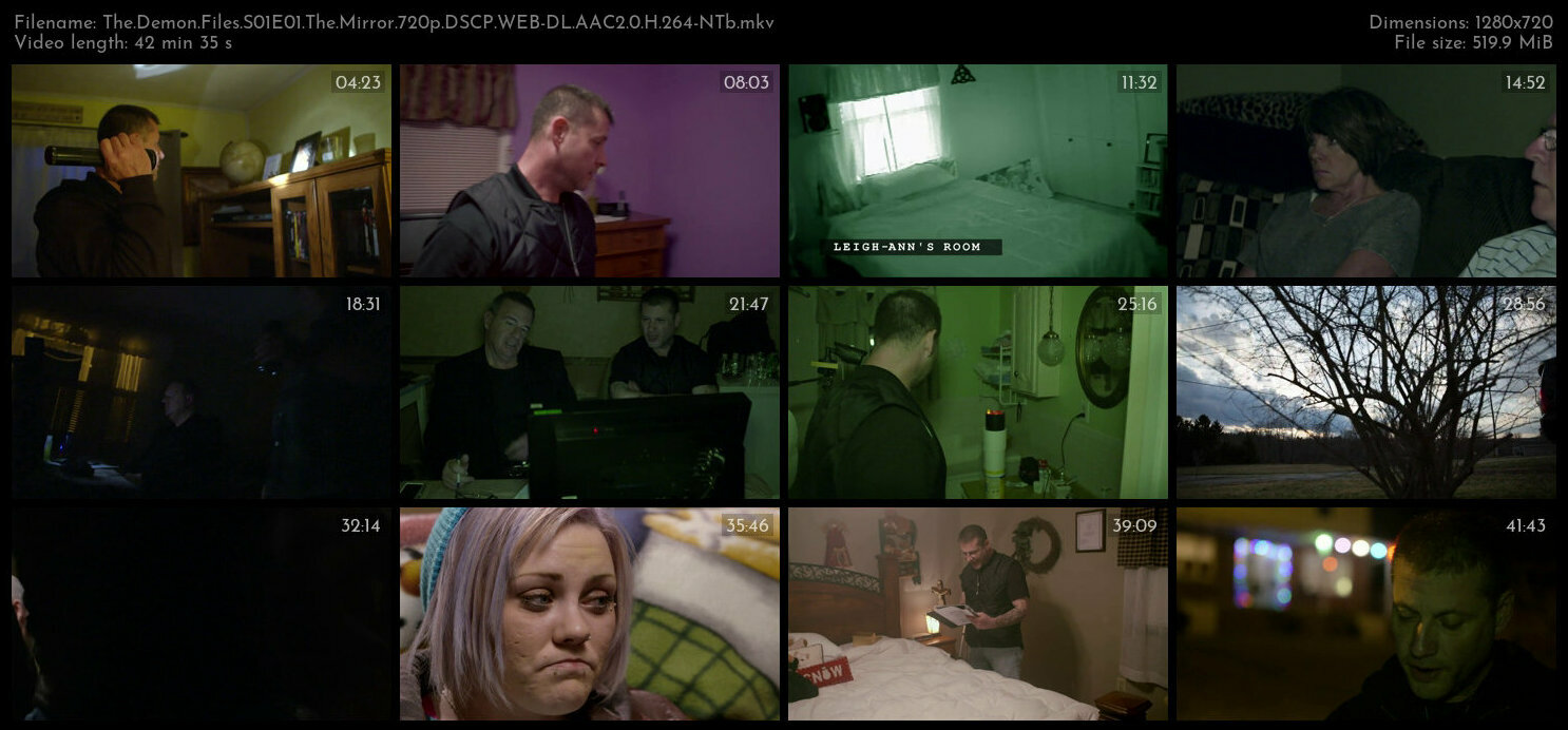 The Demon Files S01E01 The Mirror 720p DSCP WEB DL AAC2 0 H 264 NTb TGx