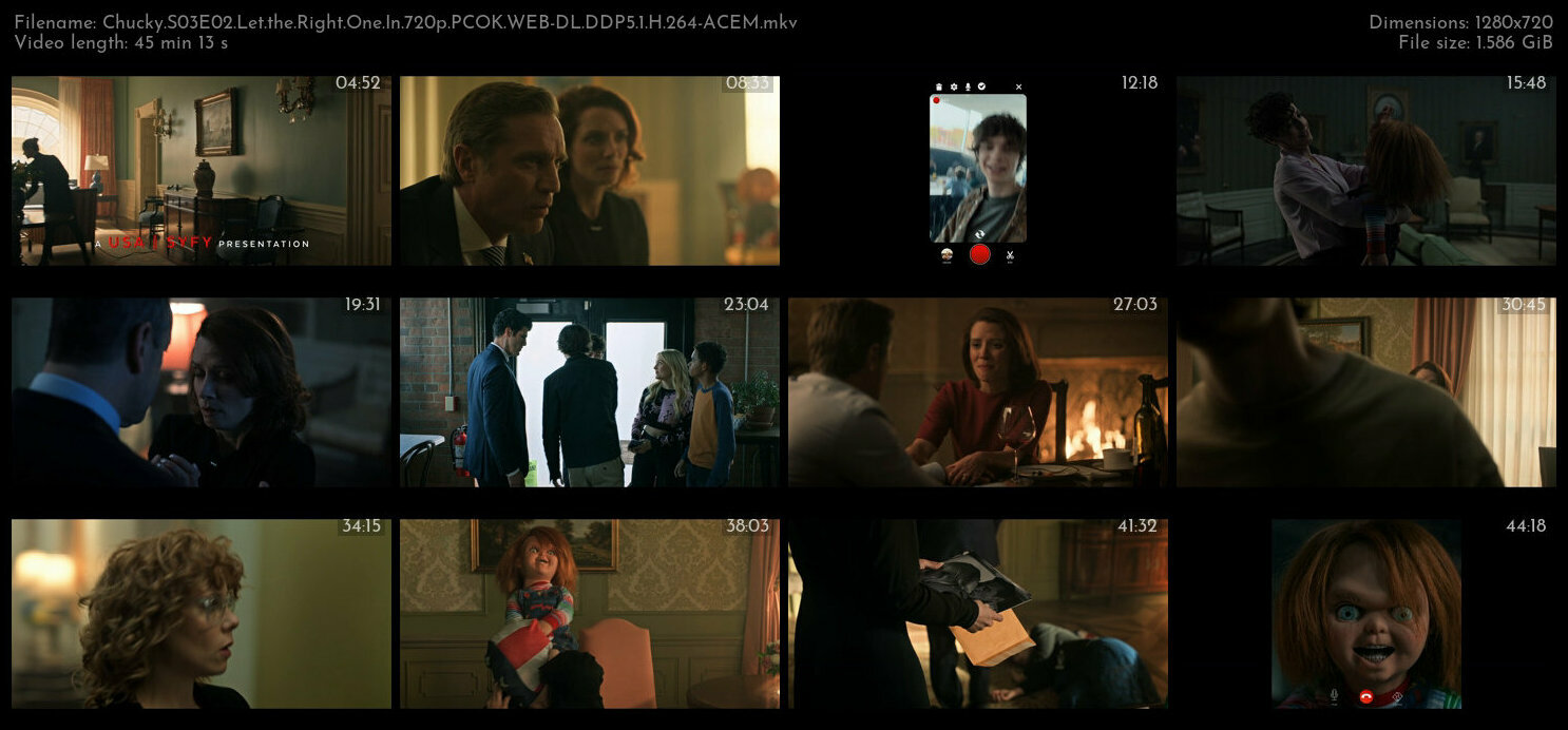 Chucky S03E02 Let the Right One In 720p PCOK WEB DL DDP5 1 H 264 ACEM TGx
