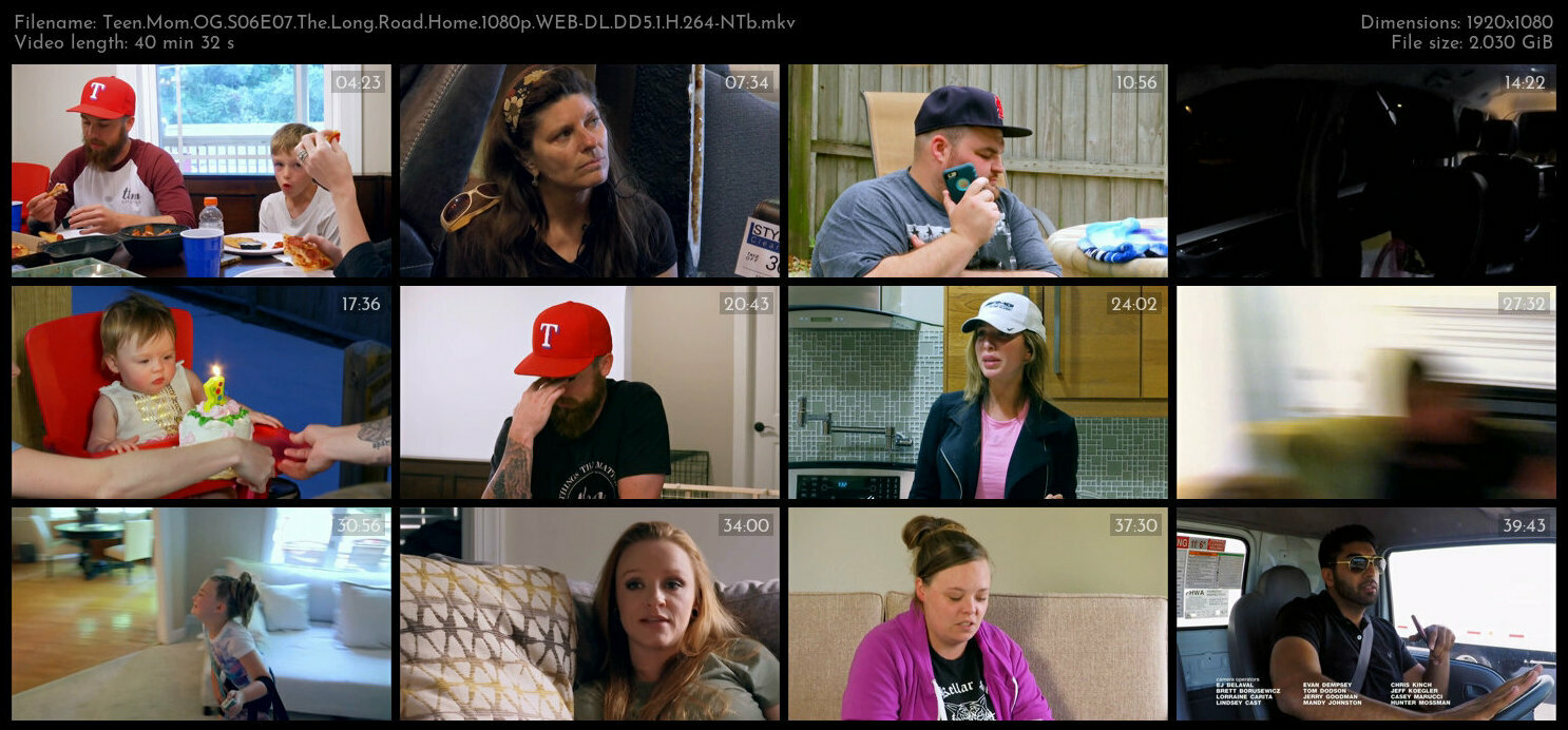 Teen Mom OG S06E07 The Long Road Home 1080p WEB DL DD5 1 H 264 NTb TGx