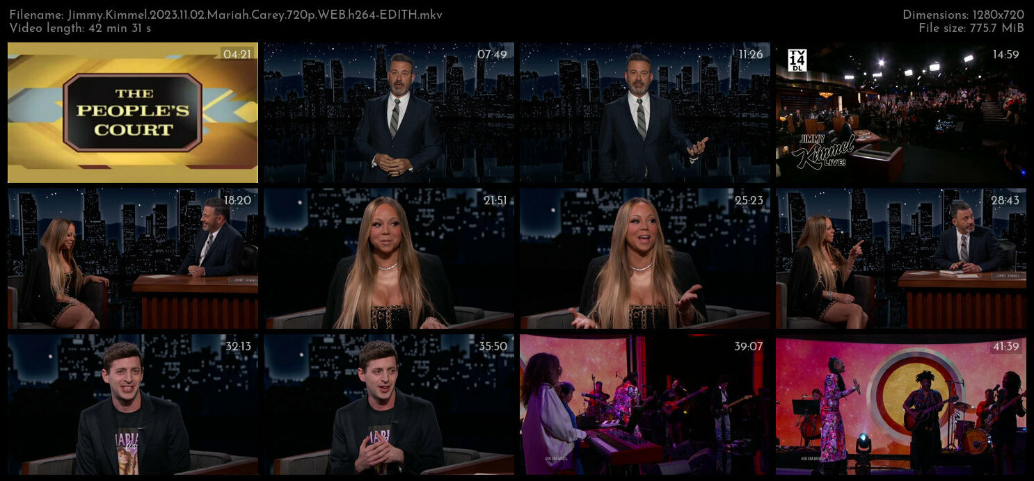 Jimmy Kimmel 2023 11 02 Mariah Carey 720p WEB h264 EDITH TGx