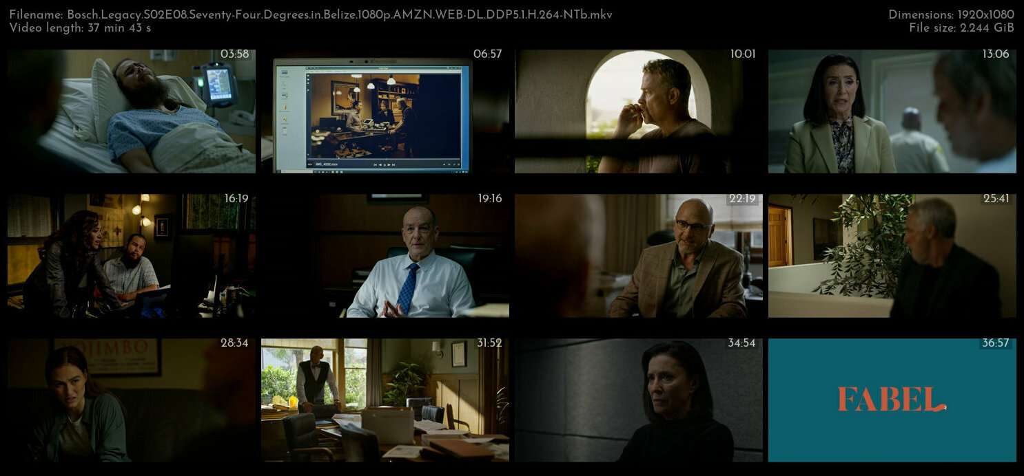 Bosch Legacy S02E08 Seventy Four Degrees in Belize 1080p AMZN WEB DL DDP5 1 H 264 NTb TGx