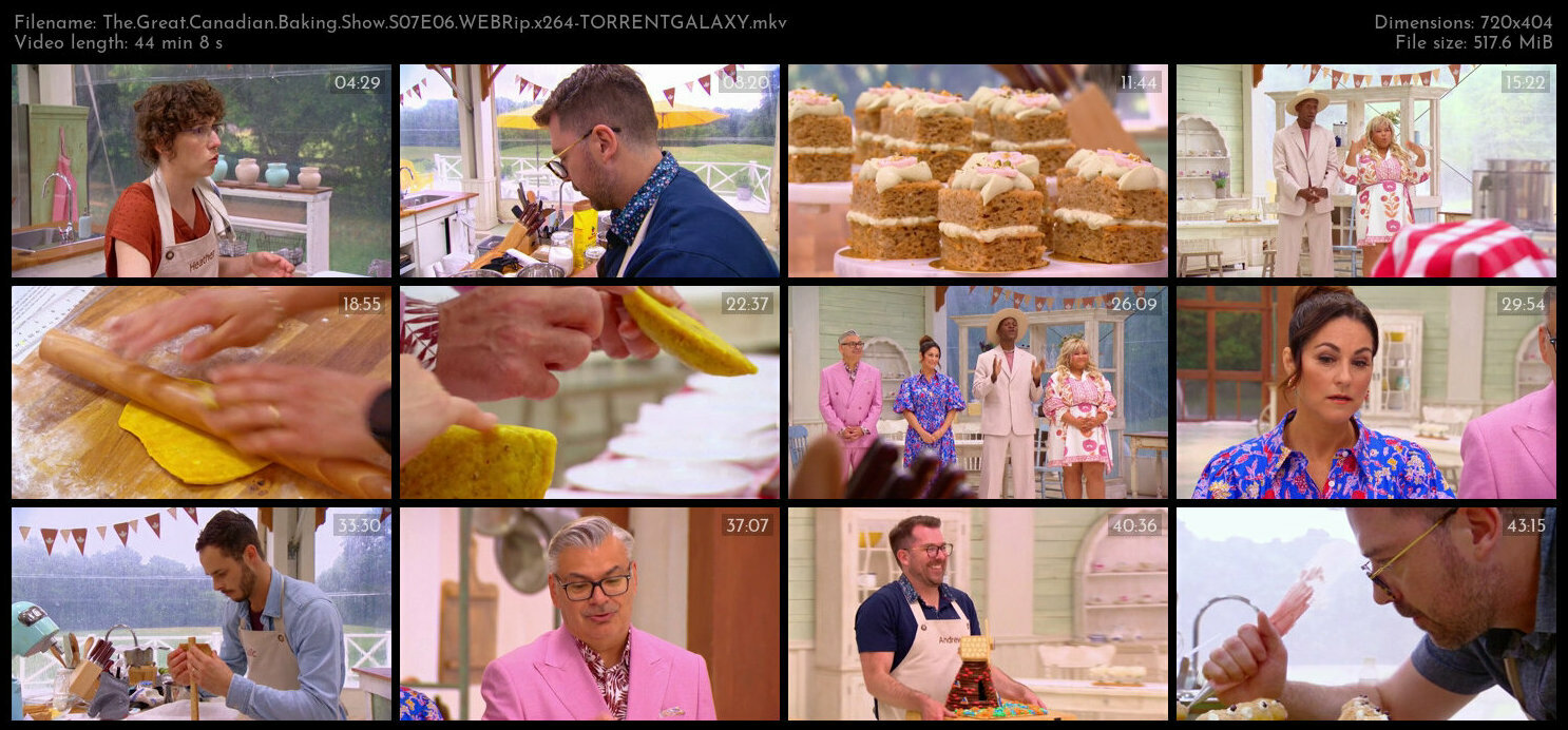 The Great Canadian Baking Show S07E06 WEBRip x264 TORRENTGALAXY