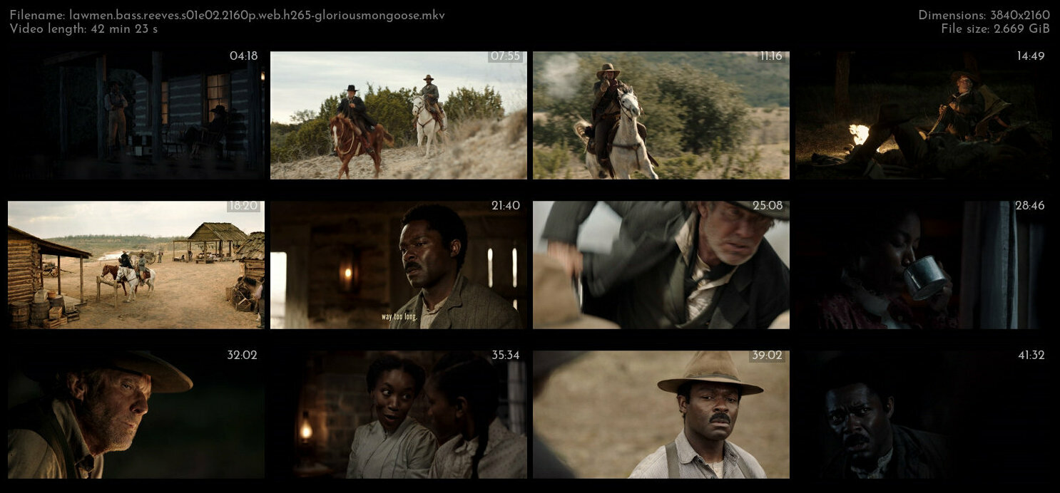 Lawmen Bass Reeves S01E02 2160p WEB H265 GloriousMongoose TGx