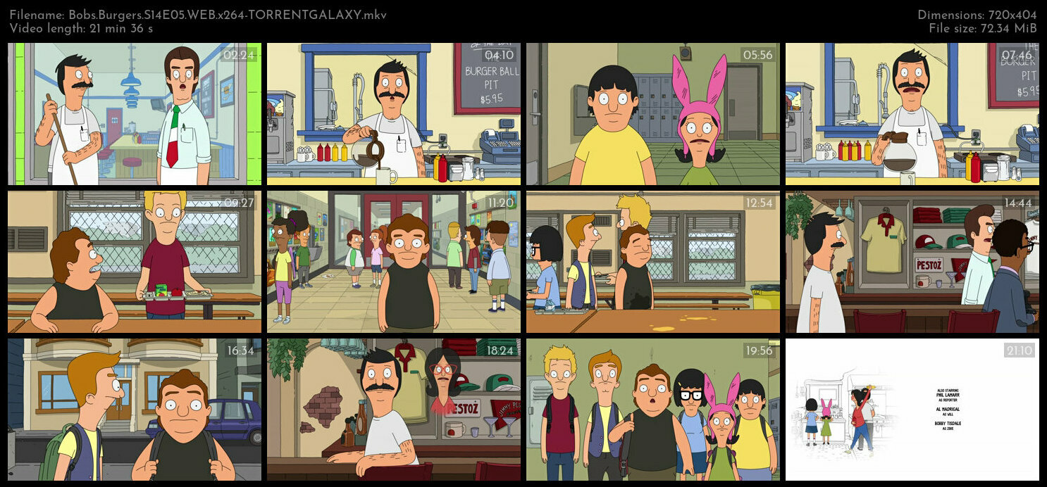 Bobs Burgers S14E05 WEB x264 TORRENTGALAXY