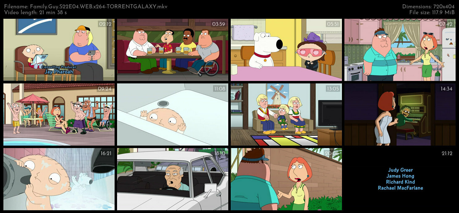 Family Guy S22E04 WEB x264 TORRENTGALAXY