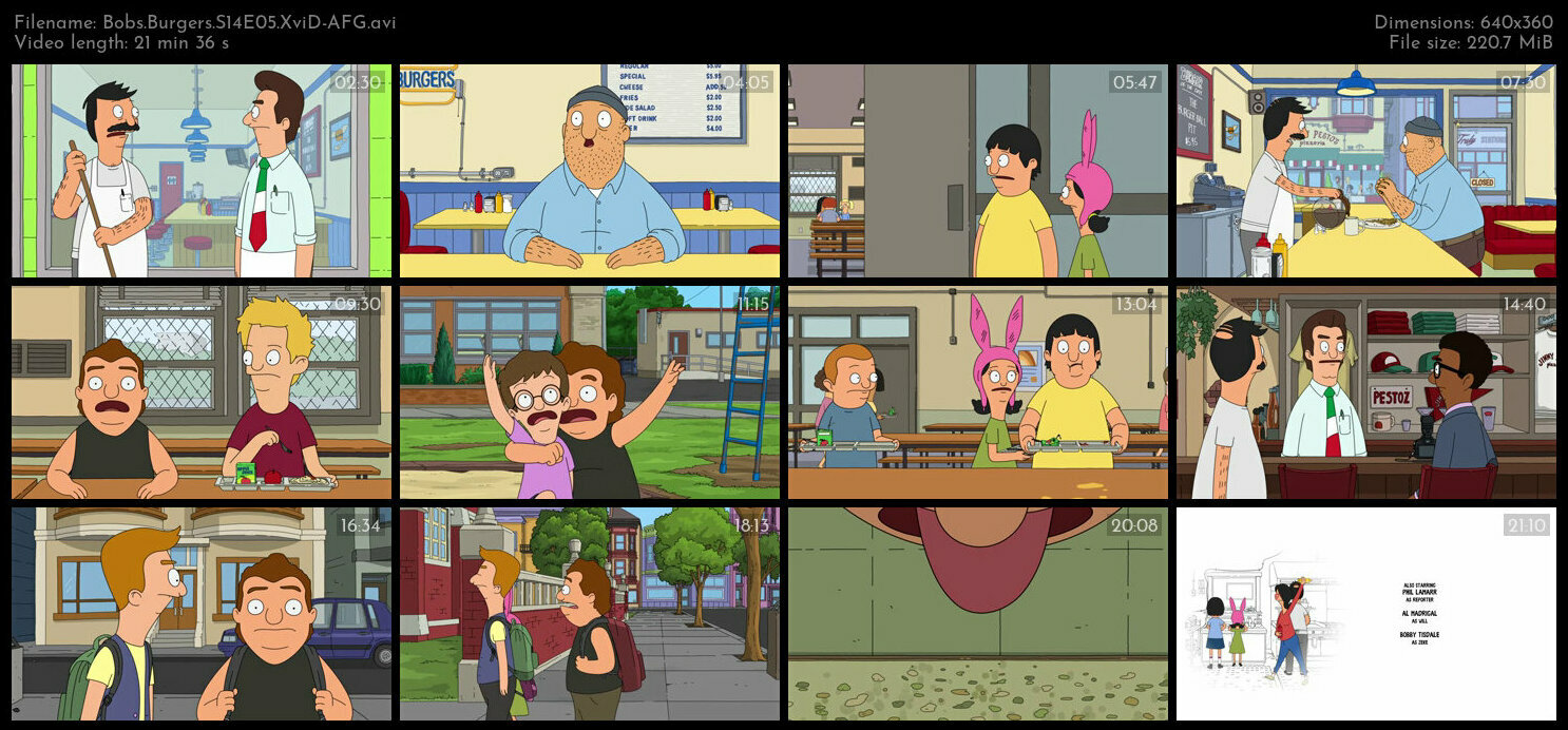 Bobs Burgers S14E05 XviD AFG TGx