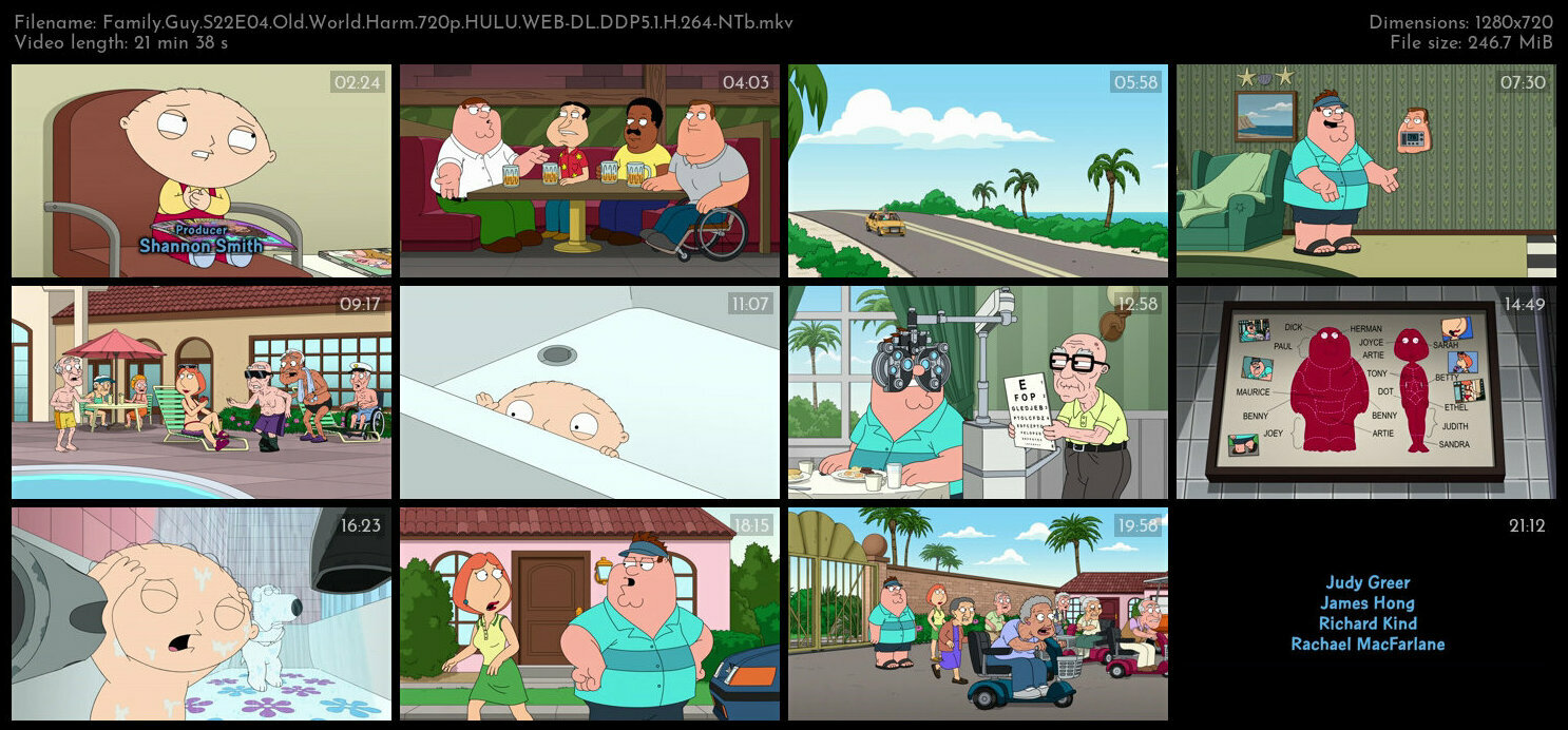 Family Guy S22E04 Old World Harm 720p HULU WEB DL DDP5 1 H 264 NTb TGx
