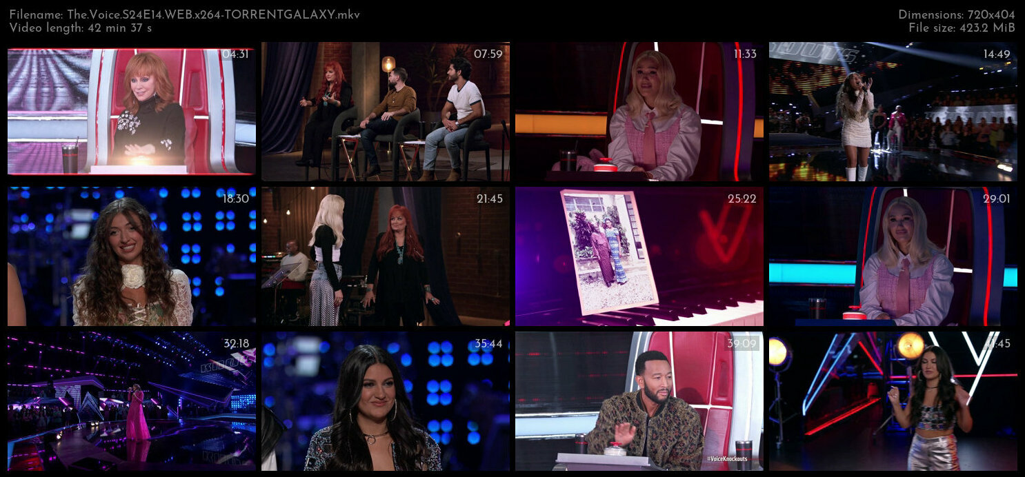 The Voice S24E14 WEB x264 TORRENTGALAXY