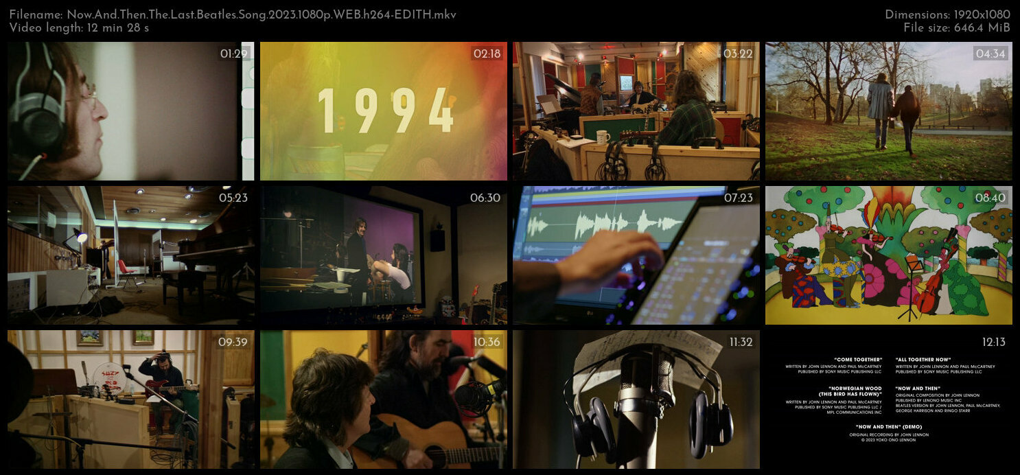 Now And Then The Last Beatles Song 2023 1080p WEB h264 EDITH TGx