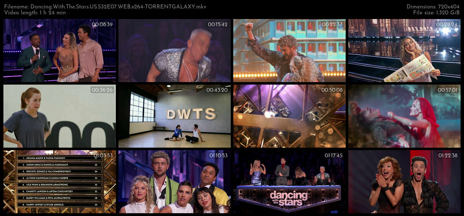 Dancing With The Stars US S32E07 WEB x264 TORRENTGALAXY