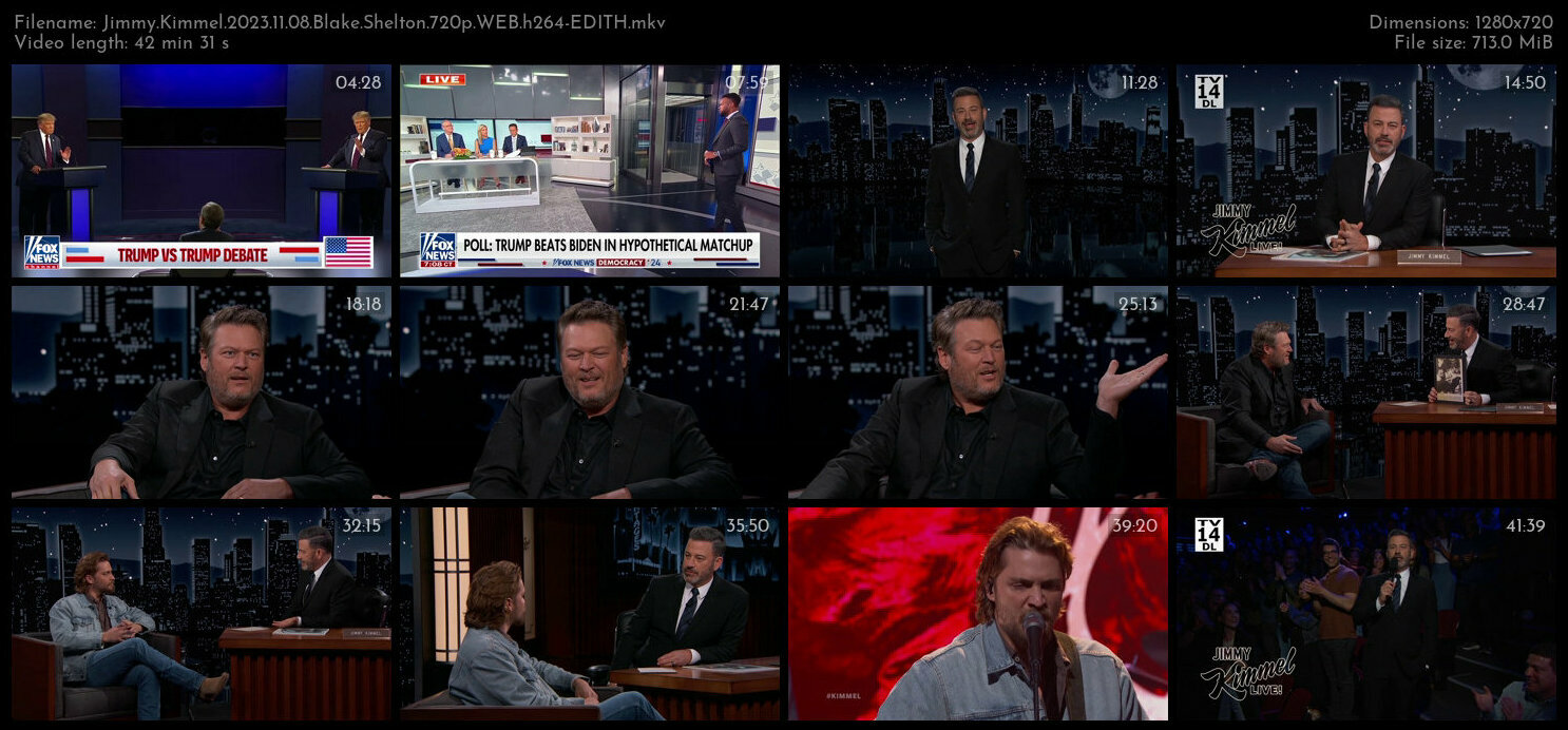 Jimmy Kimmel 2023 11 08 Blake Shelton 720p WEB h264 EDITH TGx