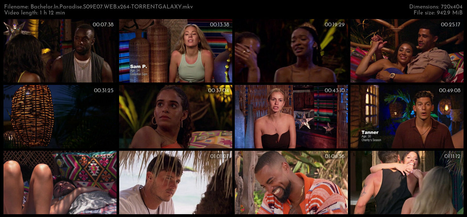 Bachelor In Paradise S09E07 WEB x264 TORRENTGALAXY