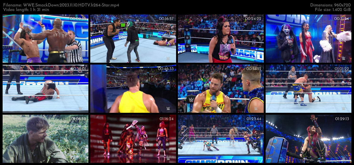 WWE SmackDown 2023 11 10 HDTV h264 Star TGx