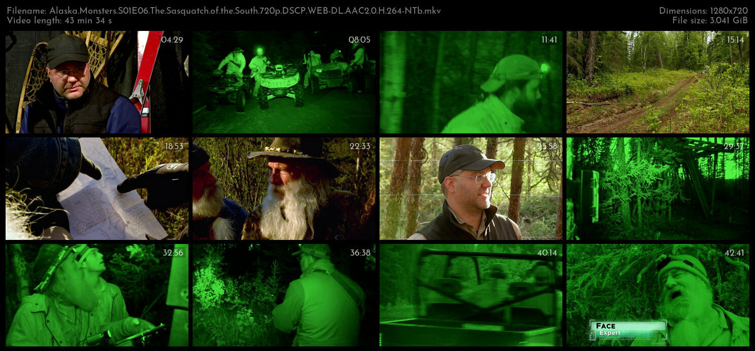 Alaska Monsters S01E06 The Sasquatch of the South 720p DSCP WEB DL AAC2 0 H 264 NTb TGx