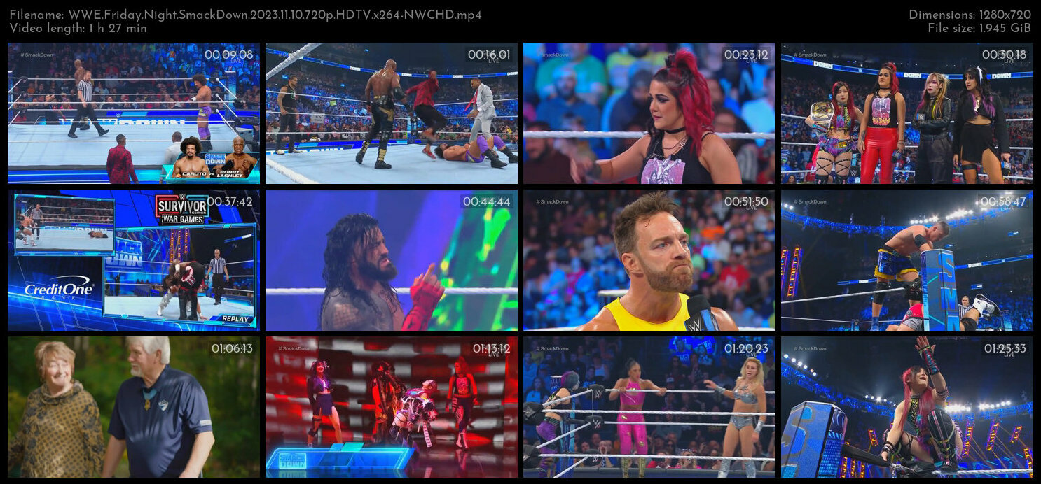 WWE Friday Night SmackDown 2023 11 10 720p HDTV x264 NWCHD TGx