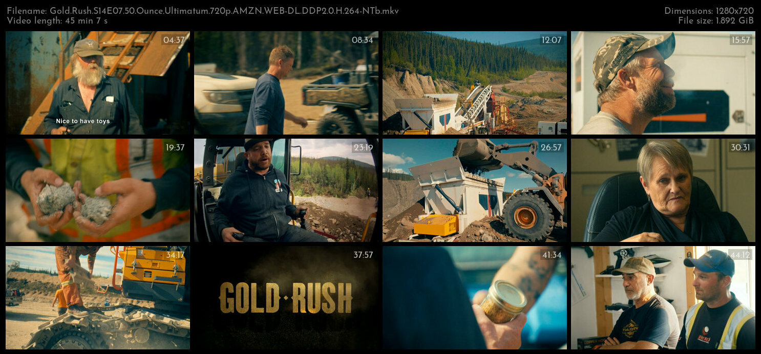 Gold Rush S14E07 50 Ounce Ultimatum 720p AMZN WEB DL DDP2 0 H 264 NTb TGx