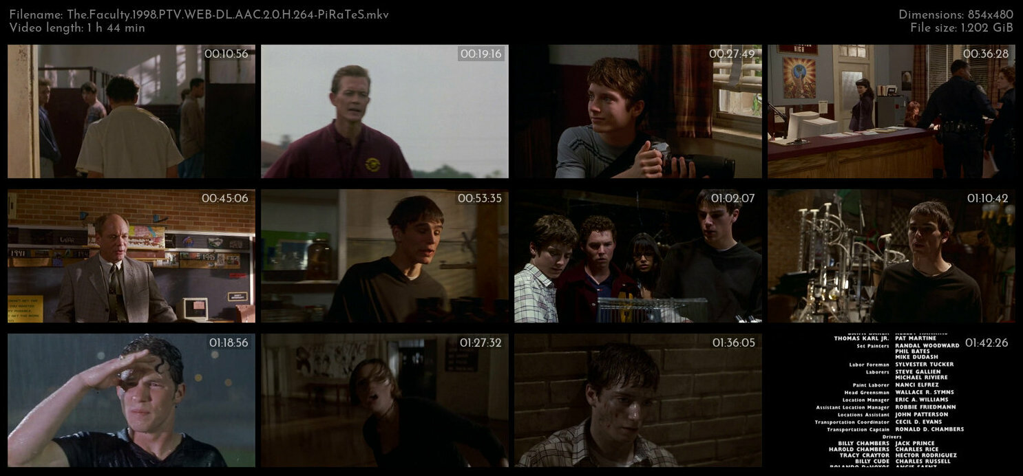The Faculty 1998 PTV WEB DL AAC 2 0 H 264 PiRaTeS TGx