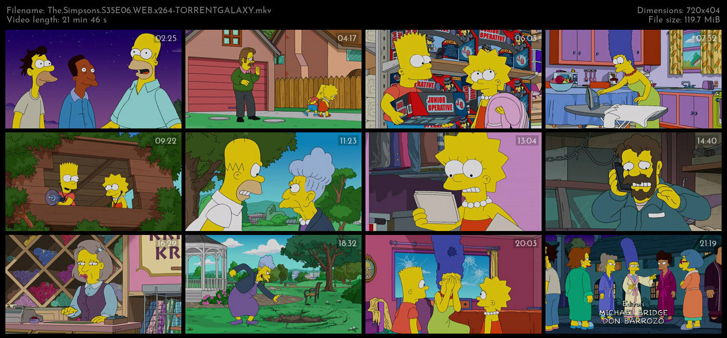 The Simpsons S35E06 WEB x264 TORRENTGALAXY