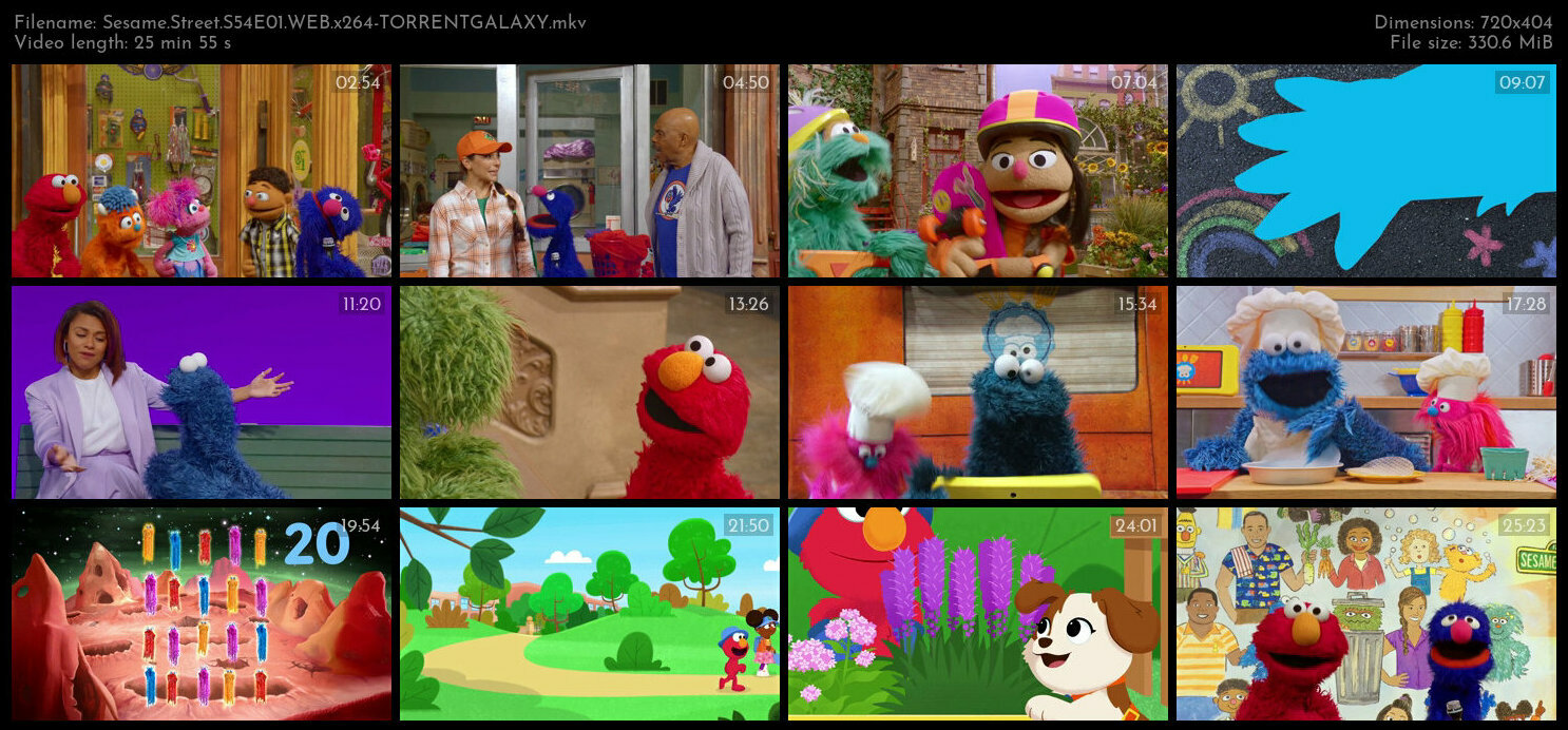 Sesame Street S54E01 WEB x264 TORRENTGALAXY