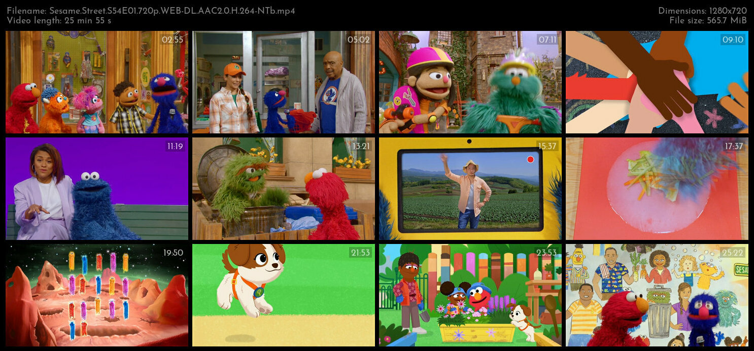 Sesame Street S54E01 720p WEB DL AAC2 0 H 264 NTb TGx