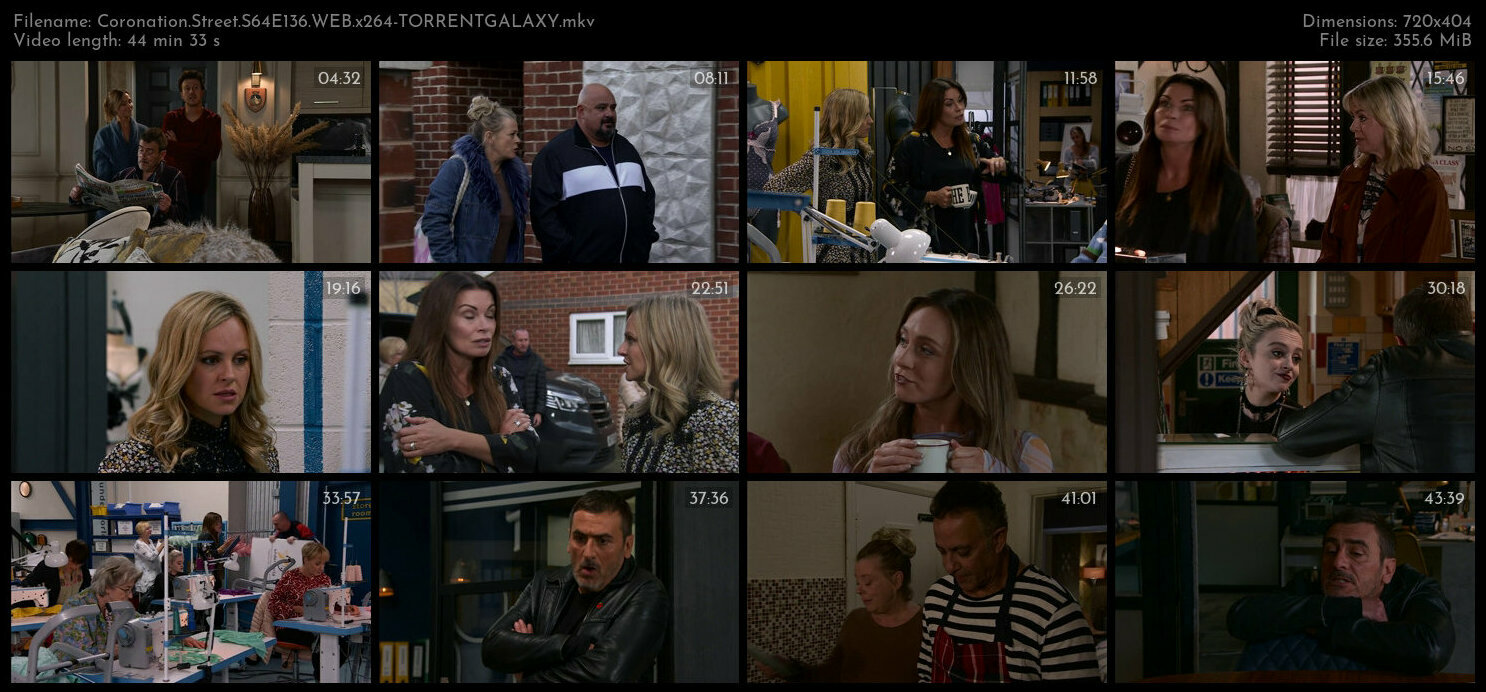 Coronation Street S64E136 WEB x264 TORRENTGALAXY