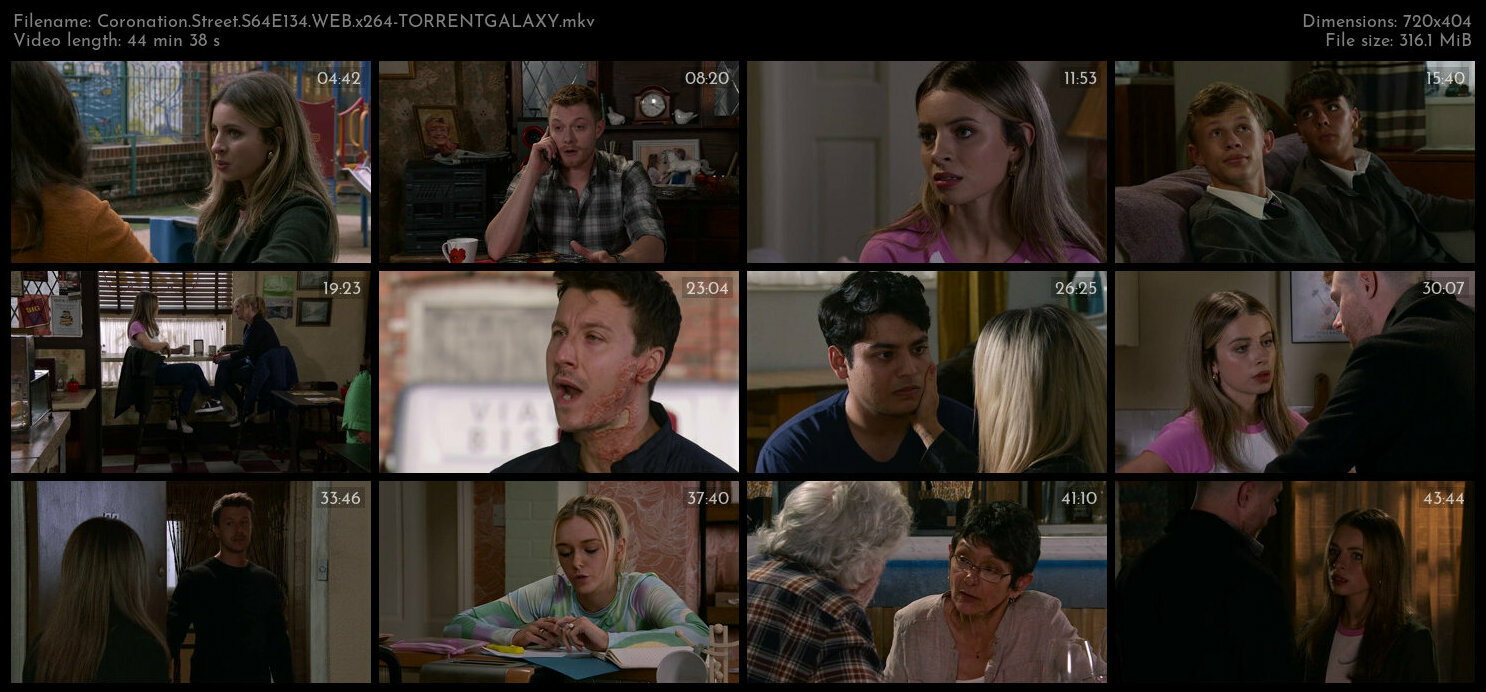 Coronation Street S64E134 WEB x264 TORRENTGALAXY