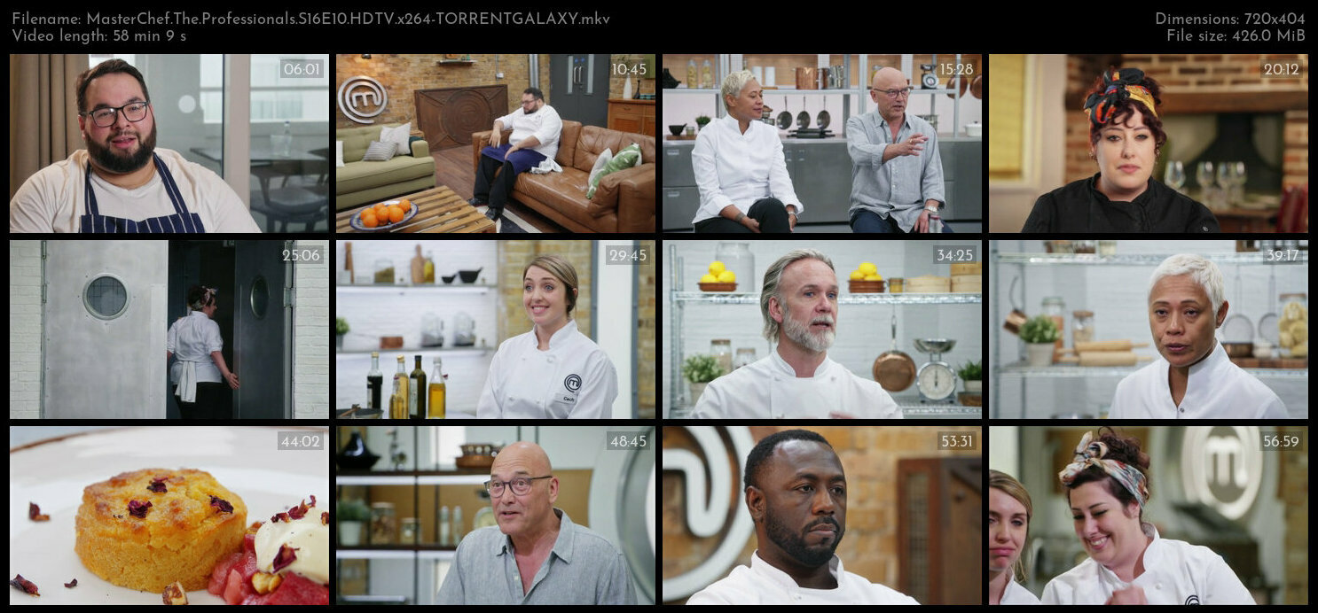 MasterChef The Professionals S16E10 HDTV x264 TORRENTGALAXY