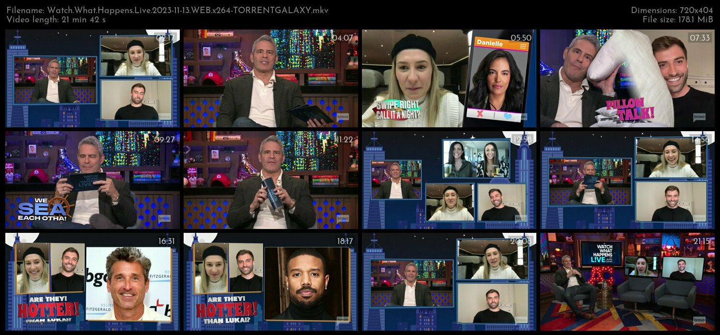 Watch What Happens Live 2023 11 13 WEB x264 TORRENTGALAXY