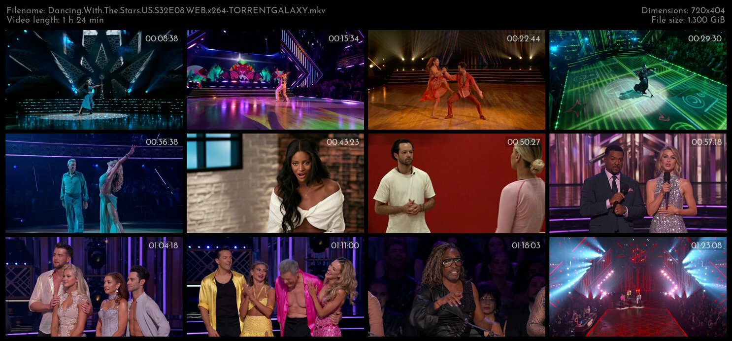 Dancing With The Stars US S32E08 WEB x264 TORRENTGALAXY