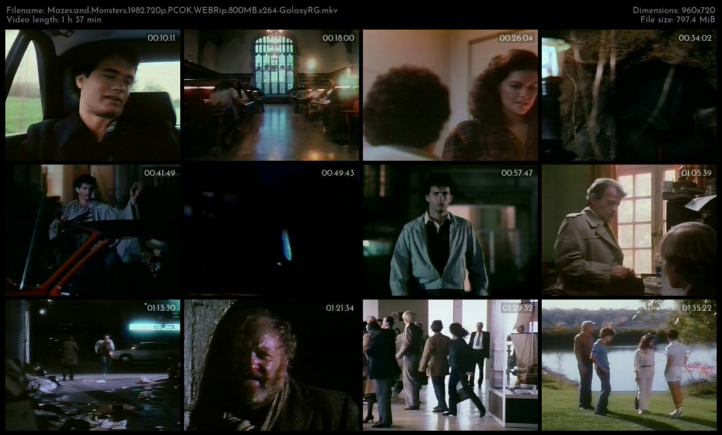 Mazes and Monsters 1982 720p PCOK WEBRip 800MB x264 GalaxyRG