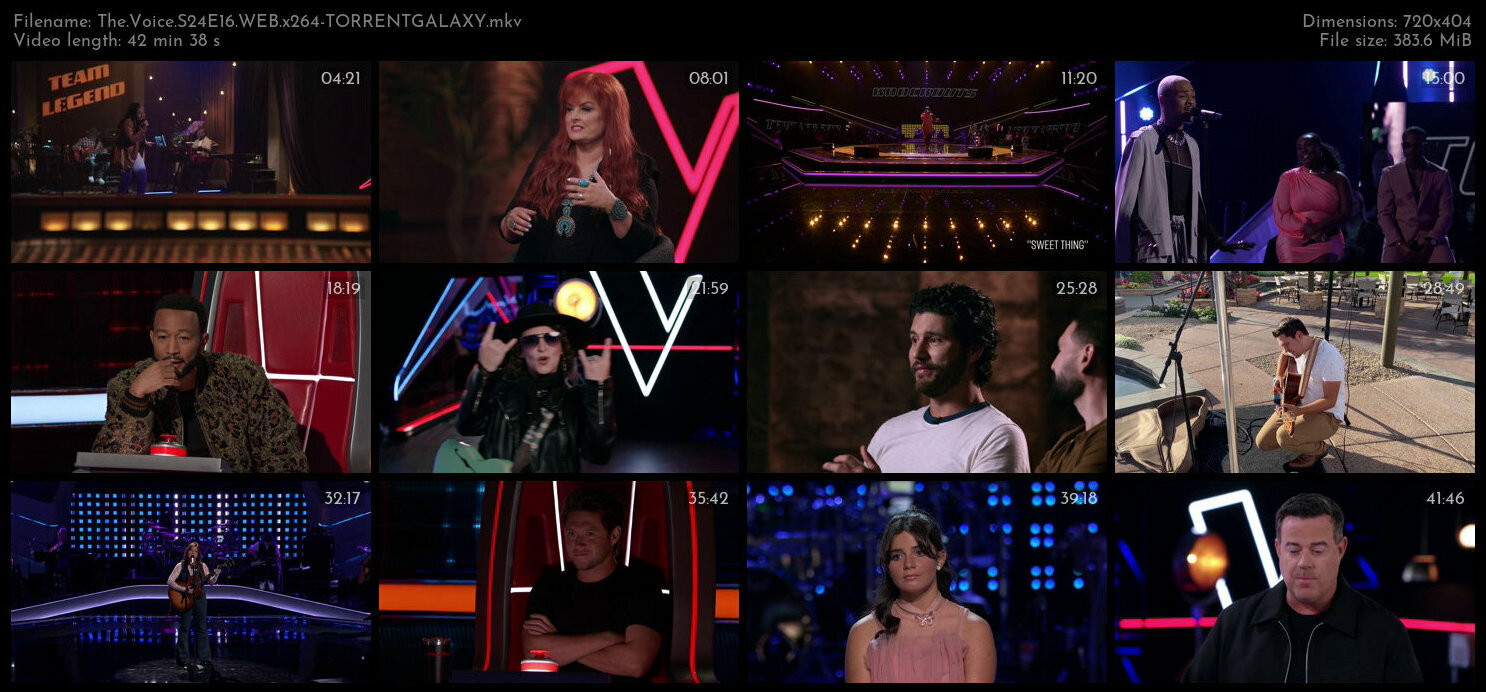 The Voice S24E16 WEB x264 TORRENTGALAXY