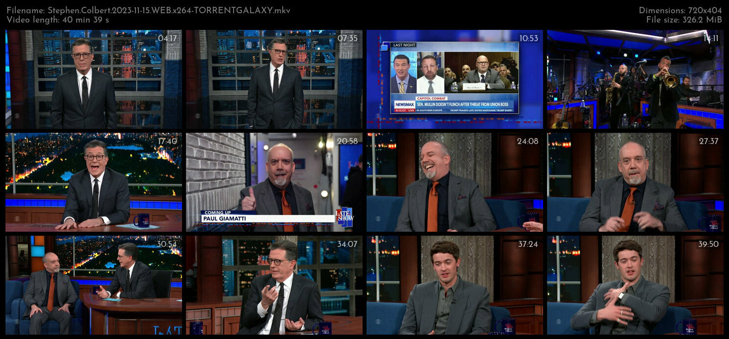 Stephen Colbert 2023 11 15 WEB x264 TORRENTGALAXY