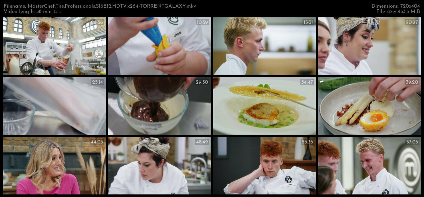 MasterChef The Professionals S16E12 HDTV x264 TORRENTGALAXY