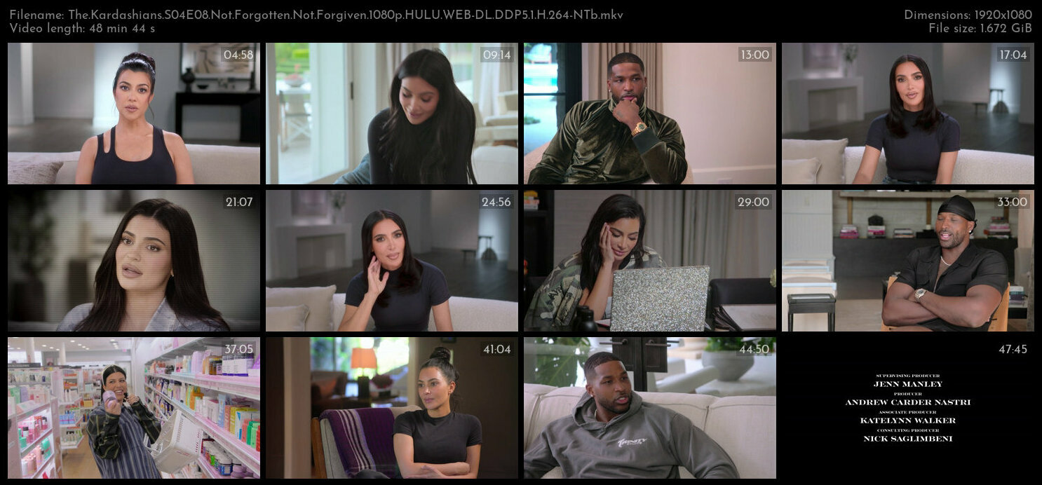 The Kardashians S04E08 Not Forgotten Not Forgiven 1080p HULU WEB DL DDP5 1 H 264 NTb TGx