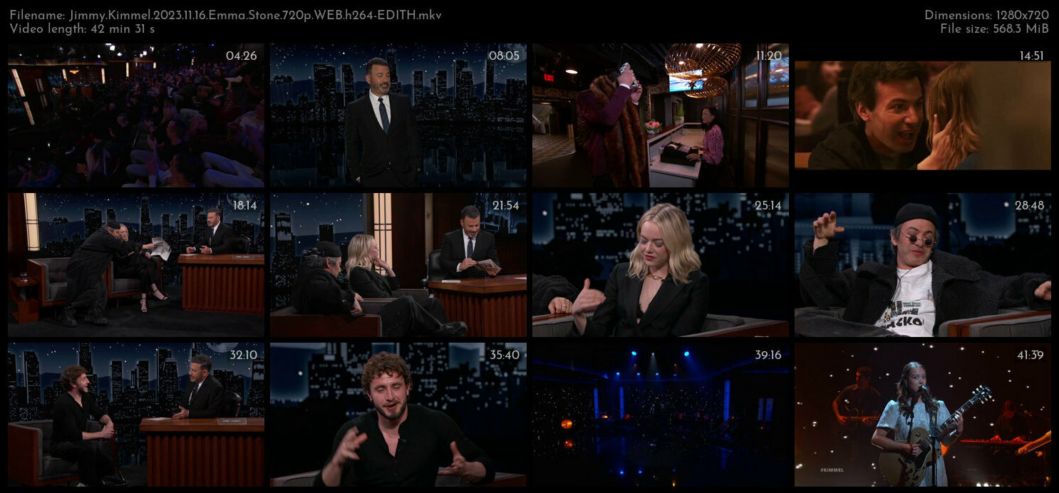 Jimmy Kimmel 2023 11 16 Emma Stone 720p WEB h264 EDITH TGx