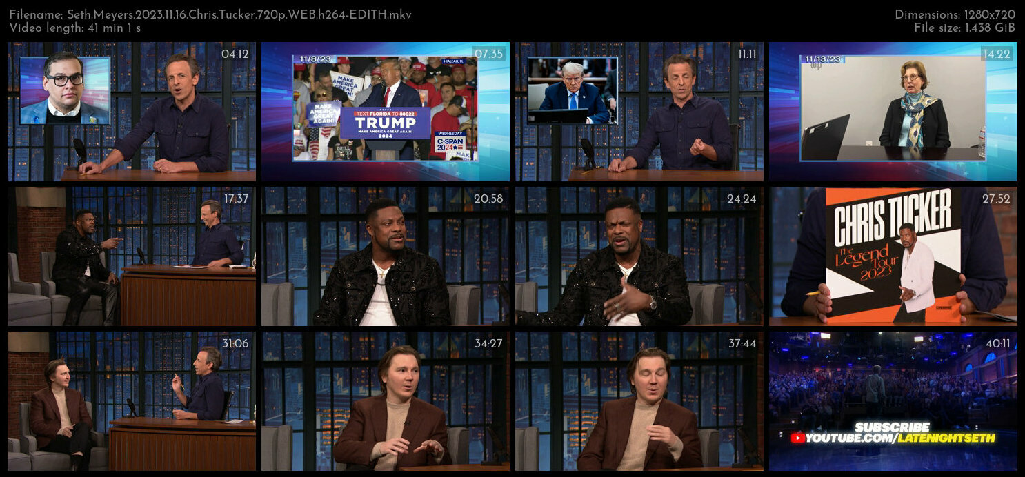 Seth Meyers 2023 11 16 Chris Tucker 720p WEB h264 EDITH TGx