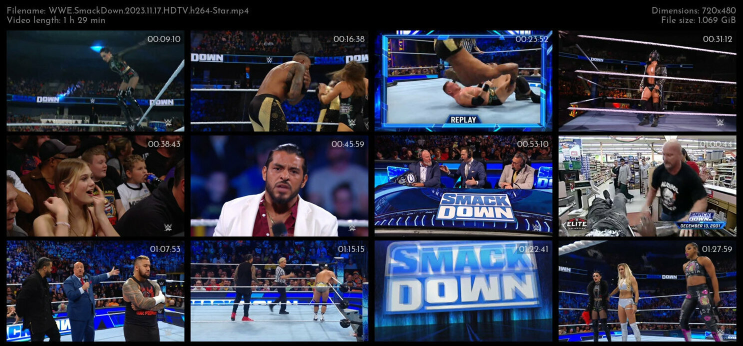 WWE SmackDown 2023 11 17 HDTV h264 Star TGx